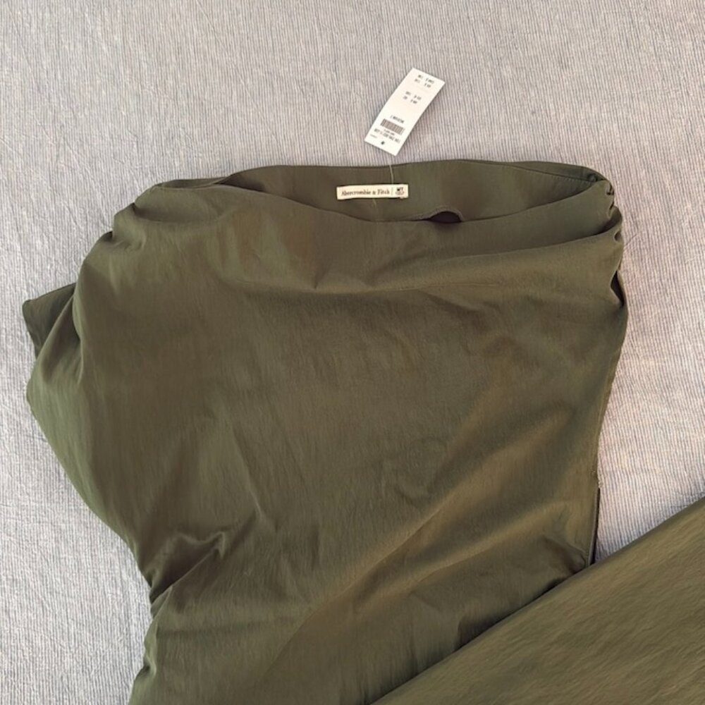 Abercrombie Green Dress Medium TALL MT